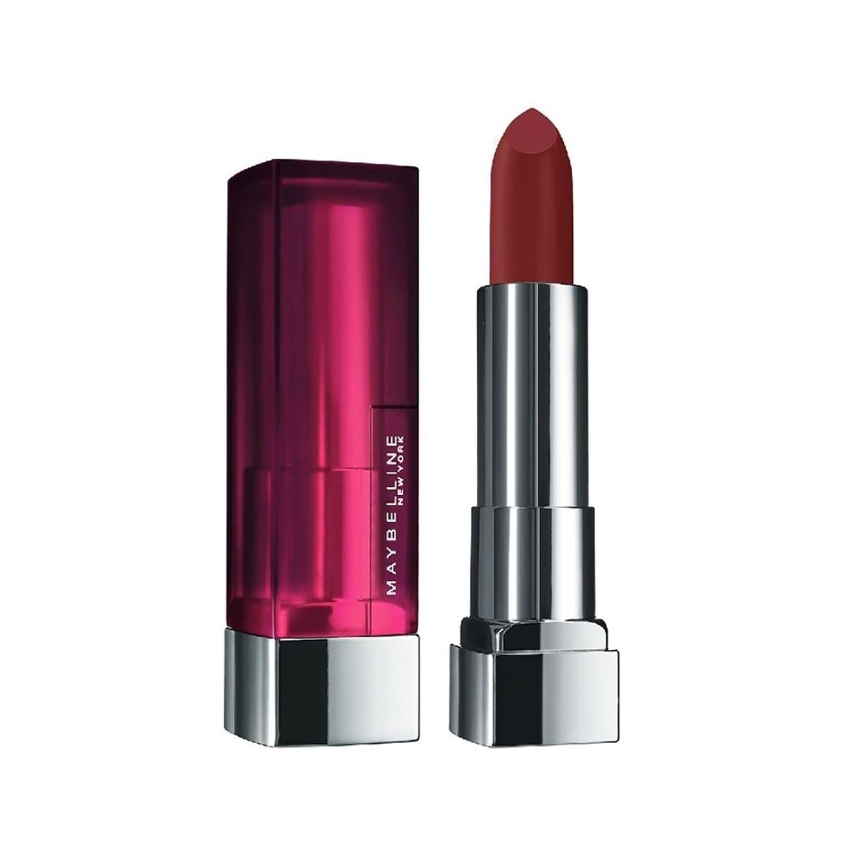 Maybelline New York Matte Lipstick, Intense Colour, Keeps Lips Moisturised, 657 Nude Nuance, Color Sensational Creamy Matte Lipstick, 3.9g