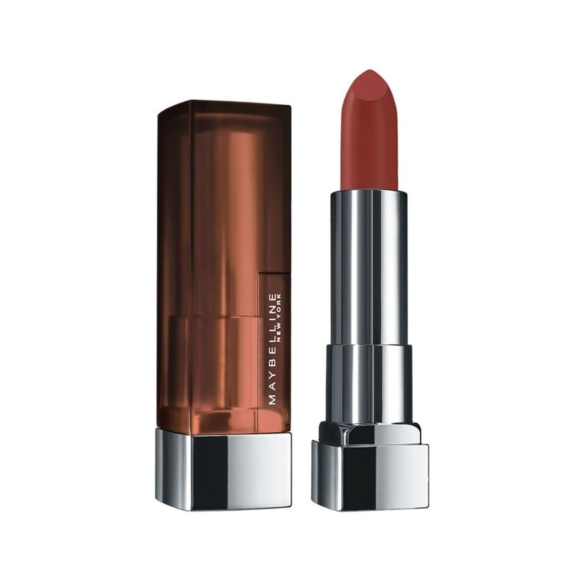 Maybelline New York Matte Lipstick, Intense Colour, Keeps Lips Moisturised, 657 Nude Nuance, Color Sensational Creamy Matte Lipstick, 3.9g