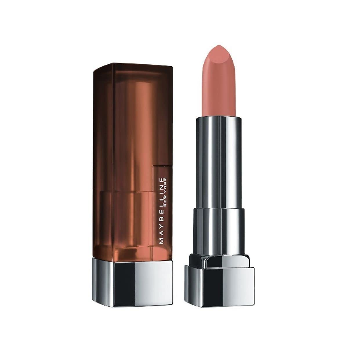 Maybelline New York Matte Lipstick, Intense Colour, Keeps Lips Moisturised, 657 Nude Nuance, Color Sensational Creamy Matte Lipstick, 3.9g