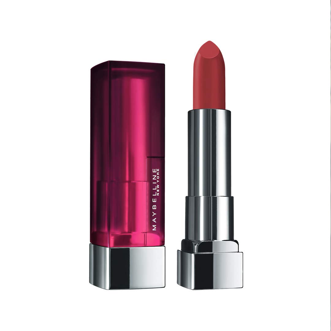 Maybelline New York Matte Lipstick, Intense Colour, Keeps Lips Moisturised, 657 Nude Nuance, Color Sensational Creamy Matte Lipstick, 3.9g